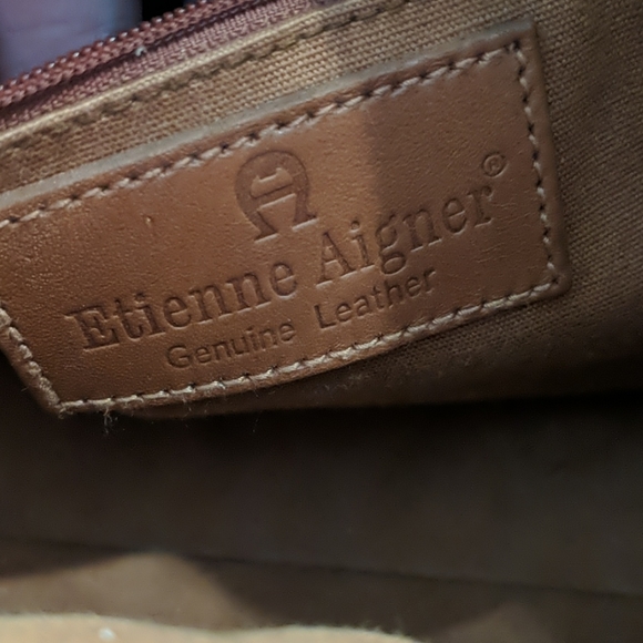 Etienne Aigner Genuine Leather Small Crossbody - Picture 11 of 16